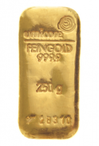 Umicore 250g gold bullion